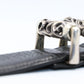 Chrome Hearts 3 Piece Roller Belt Size 32 Leather & Sterling Silver | AVNTGRDNY NYC