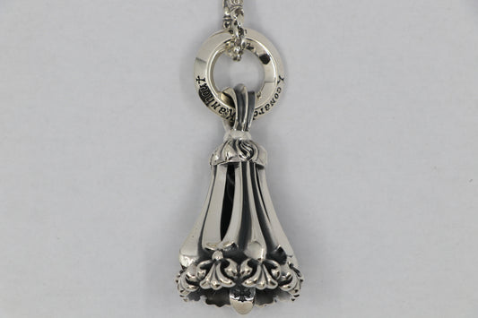 Lone Ones Mating Flight Pendant Chrome Bell Large .925 Sterling Silver | AVNTGRDNY NYC