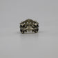 Chrome Hearts Double Floral Ring Size 5