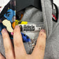 Bape MULTI CAMO NYC LOGO SHARK FULL ZIP HOODIE Sz M