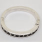 Chrome Hearts Fleur Narrow V Band Bangle Sterling Silver | AVNTGRDNY NYC