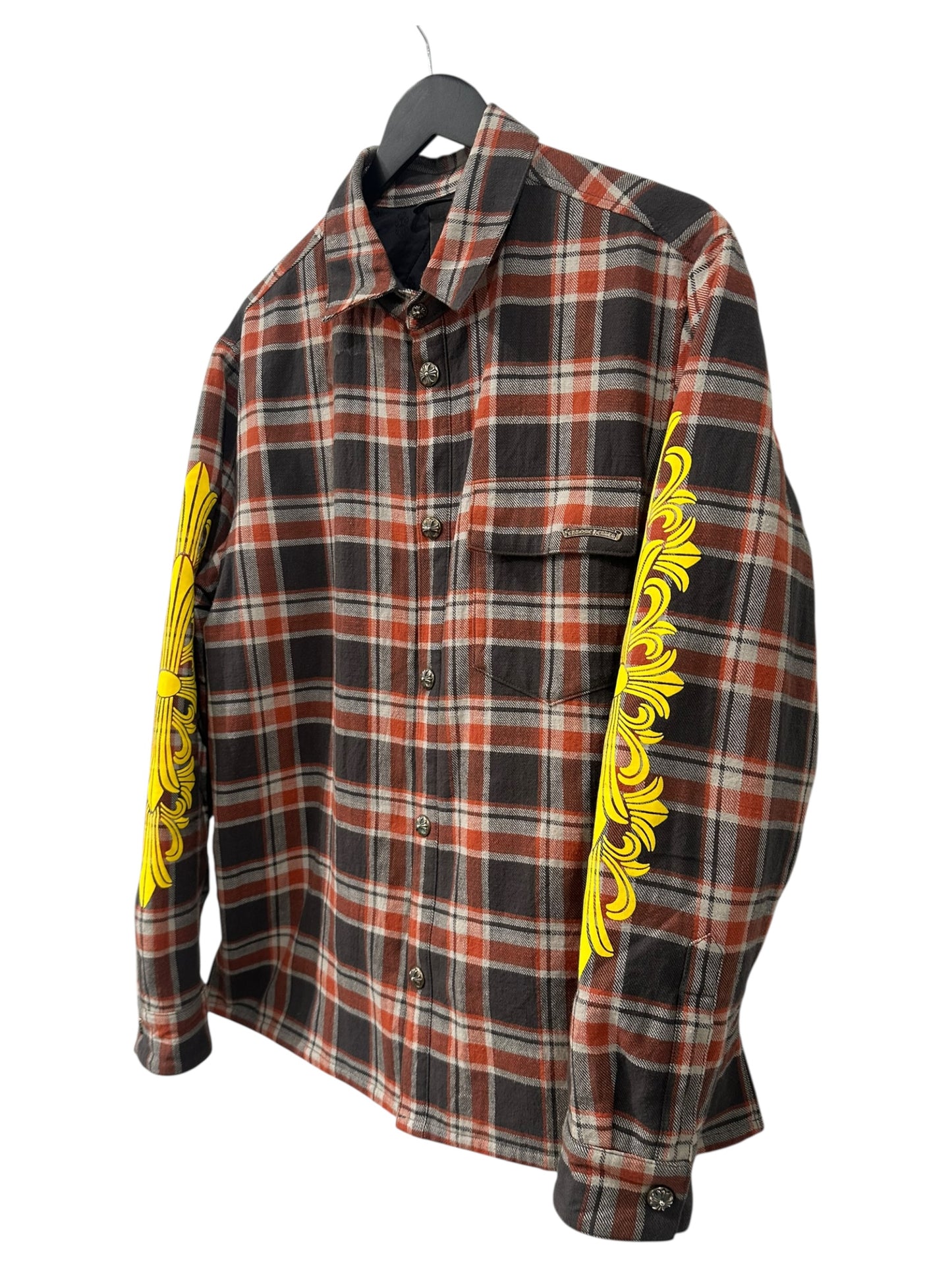 Chrome Hearts Flannel Brown/Red/Yellow Size L