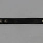 Chrome Hearts 3-Button 2-Snap Cross Ball Leather Bracelet Black | AVNTGRDNY NYC