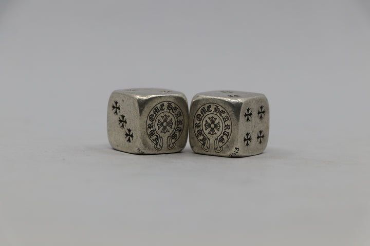 Chrome Hearts Dice Set of 2 Sterling Silver| AVNTGRDNY NYC