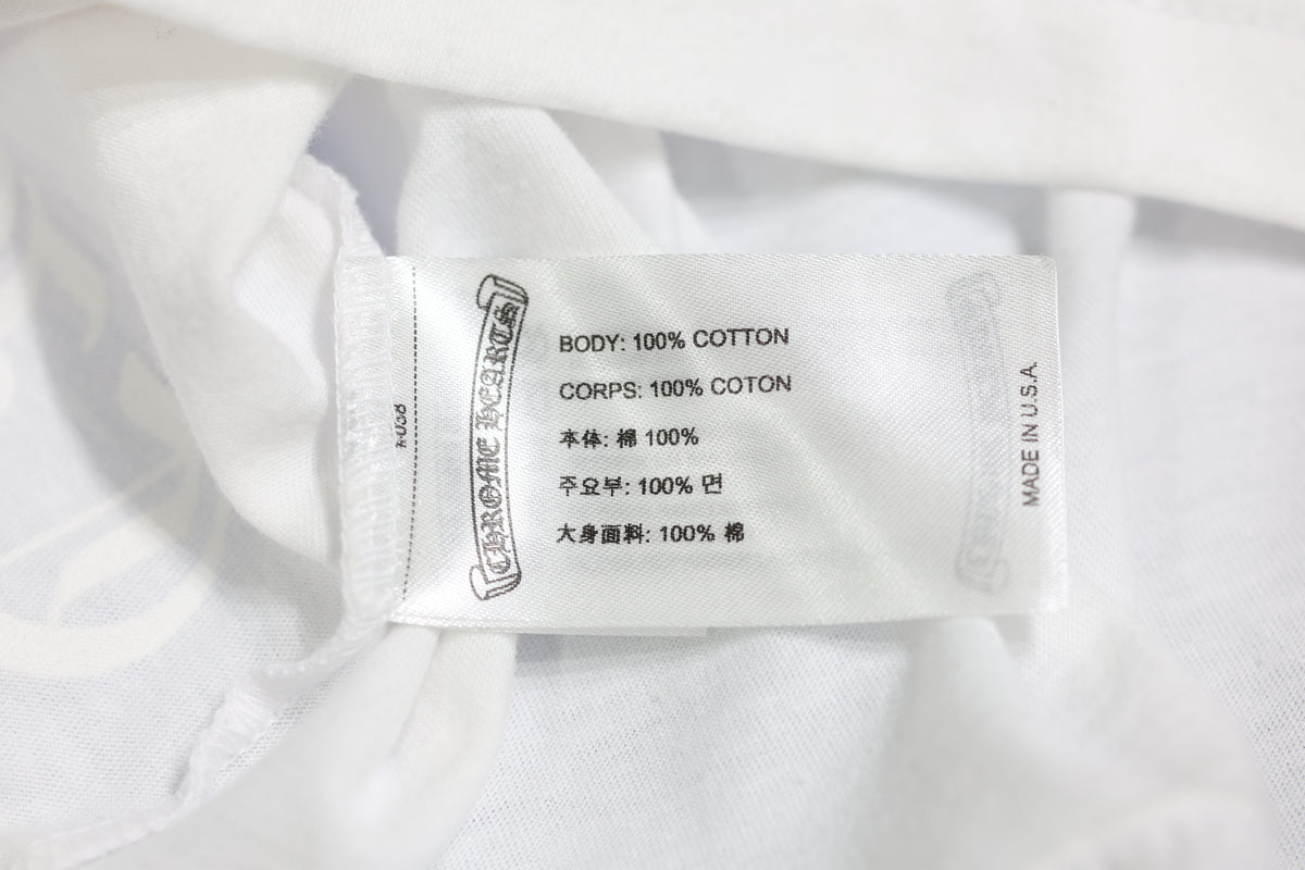Chrome Hearts Horseshoe Logo T-Shirt White Size L| AVNTGRDNY NYC