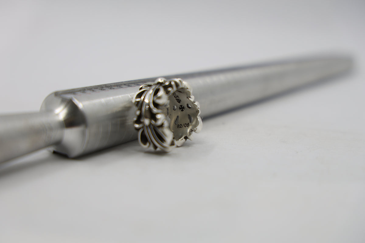 Chrome Hearts Double Floral Cross Ring Size 9 New | AVNTGRDNY NYC