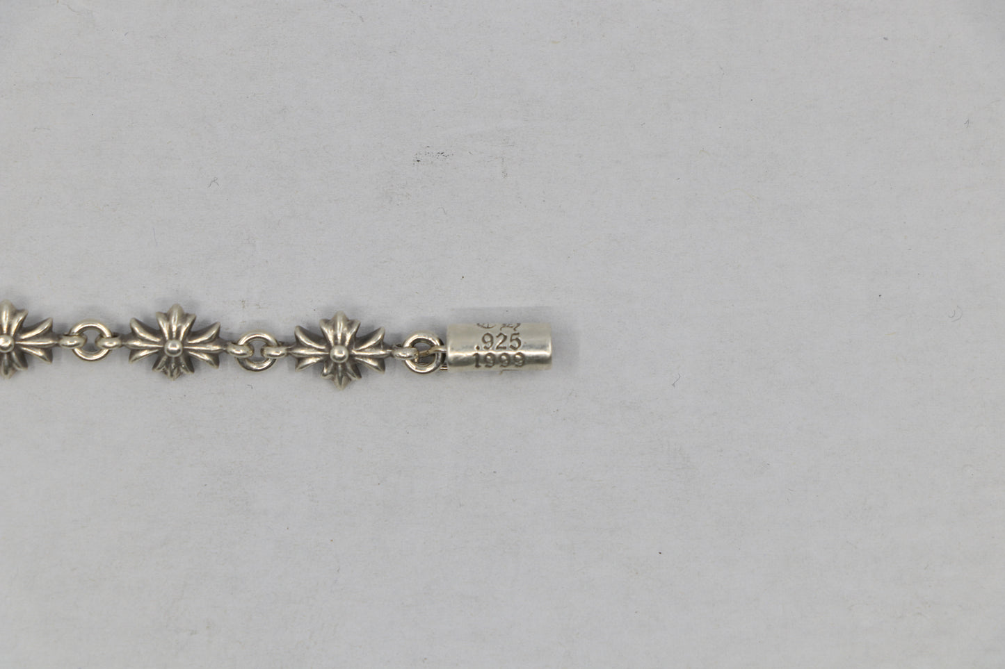 Chrome Hearts Tiny E Bracelet 13 Link Sterling Silver| AVNTGRDNY NYC