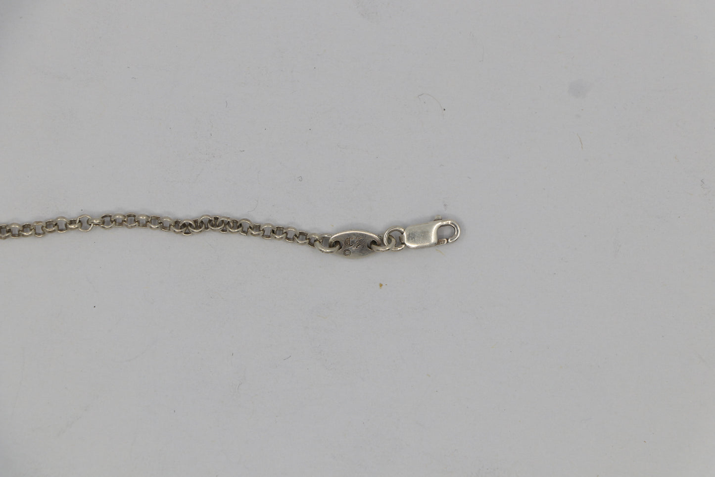 Chrome Hearts Safety Pin Necklace Silver on 20” Roll Chain | AVNTGRDNY NYC