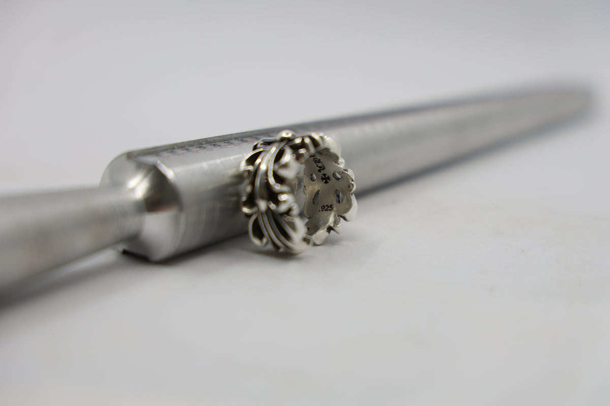 Chrome Hearts Double Floral Cross Ring Size 9 New | AVNTGRDNY NYC