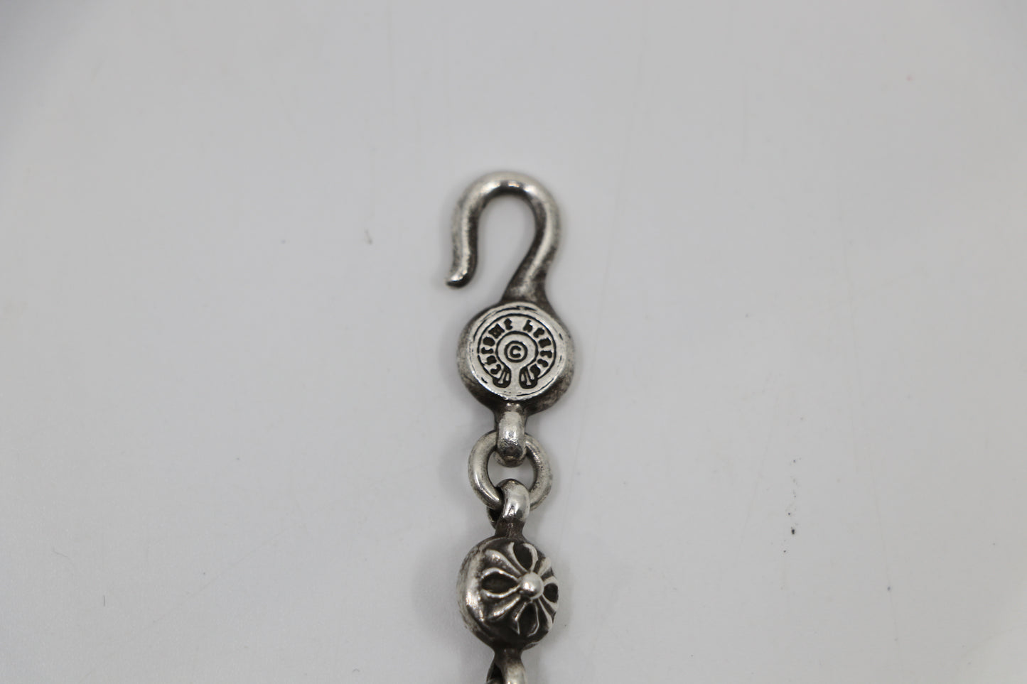 Chrome Hearts Cross Ball Chain with Multi Pendants Diamond Dagger, Cross, and Spade