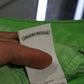 Chrome Hearts Matty Boy Sex Records Cross Patch Jeans Size 32 Neon Green Pre-Owned | AVNTGRDNY NYC