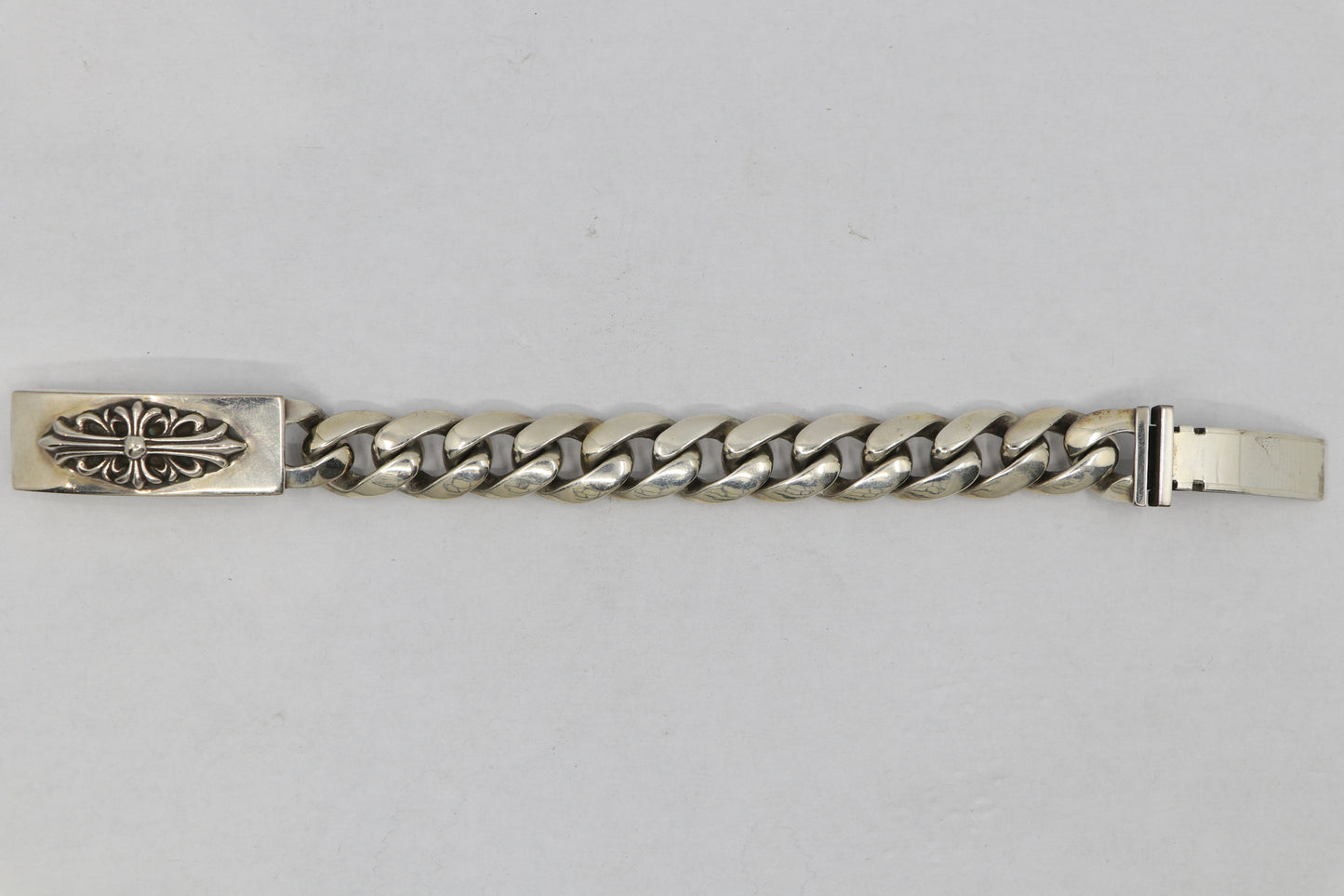 Chrome Hearts Floral ID Classic Link Bracelet 11 Links| AVNTGRDNY NYC