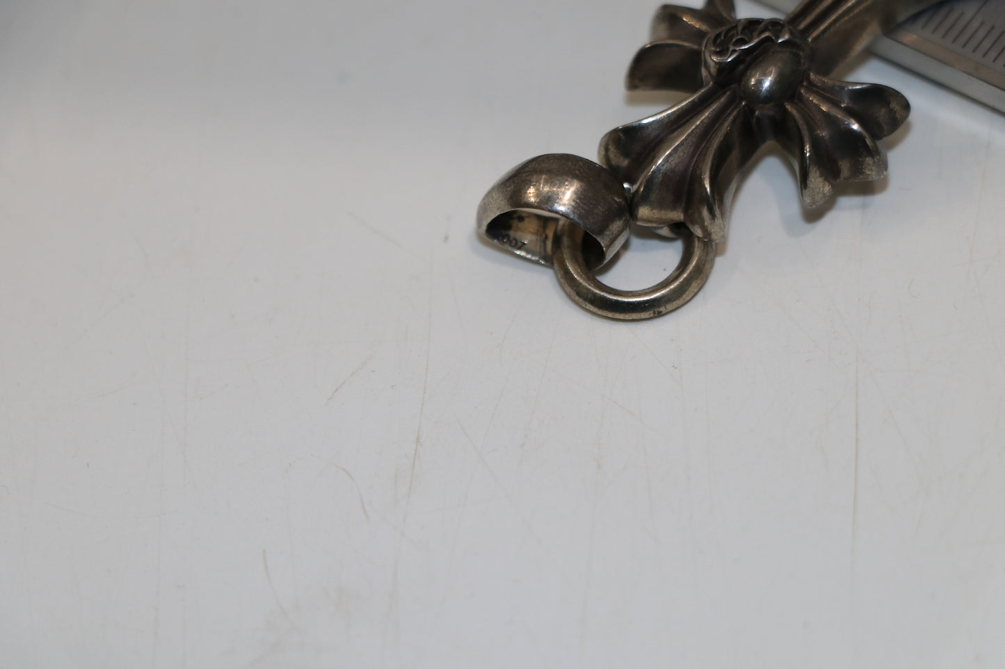 Chrome Hearts Small Cross Heart Pendant | AVNTGRDNY NYC