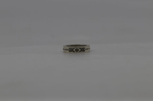 Chrome Hearts Dagger 6MM Spacer Ring Size 9.5