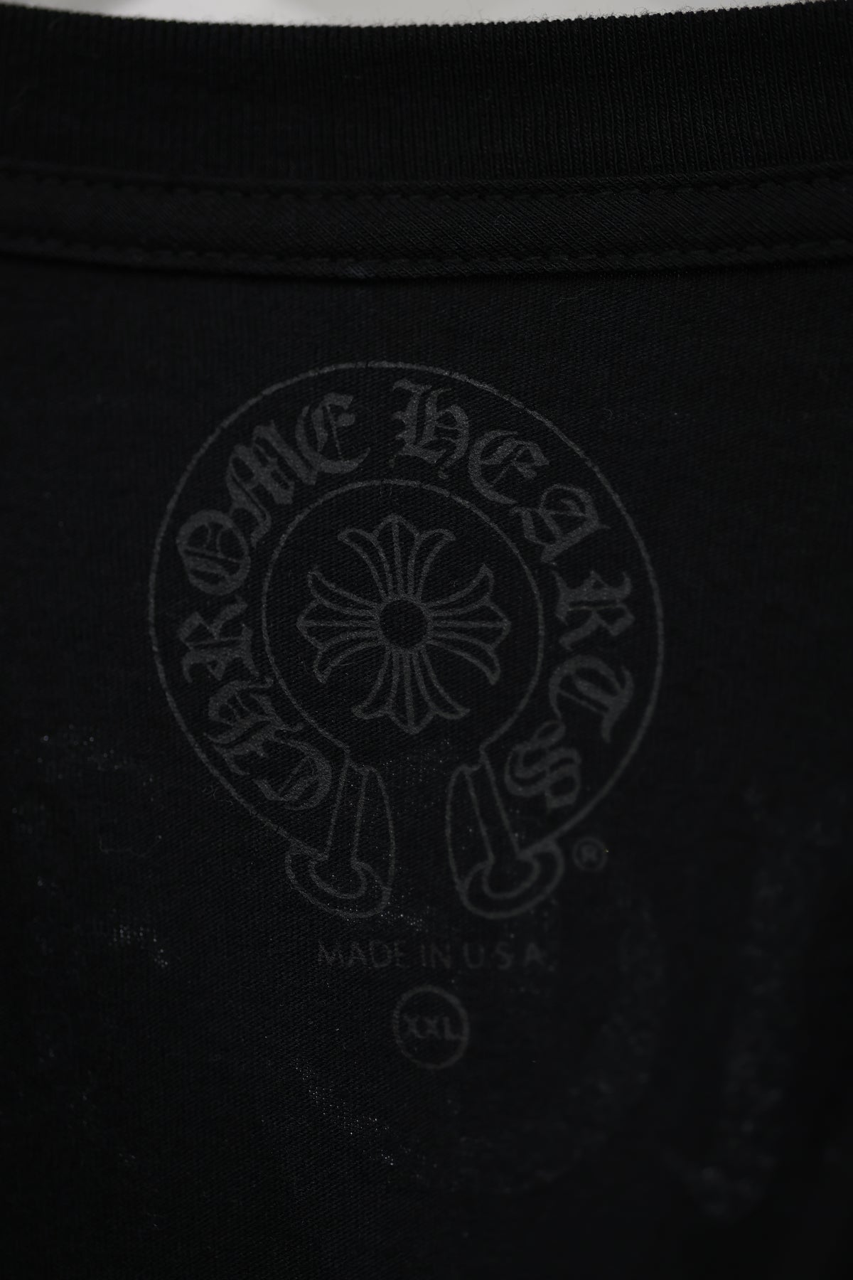 Chrome Hearts Arch Shoulder Long Sleeve T-Shirt Black XXL | AVNTGRDNY NYC