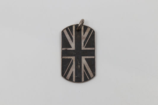 Chrome Hearts Union Jack Dog Tag