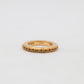 Chrome Hearts True Fucking Punk Ring Size 5.5 22K Gold with Yellow Sapphire| AVNTGRDNY NYC