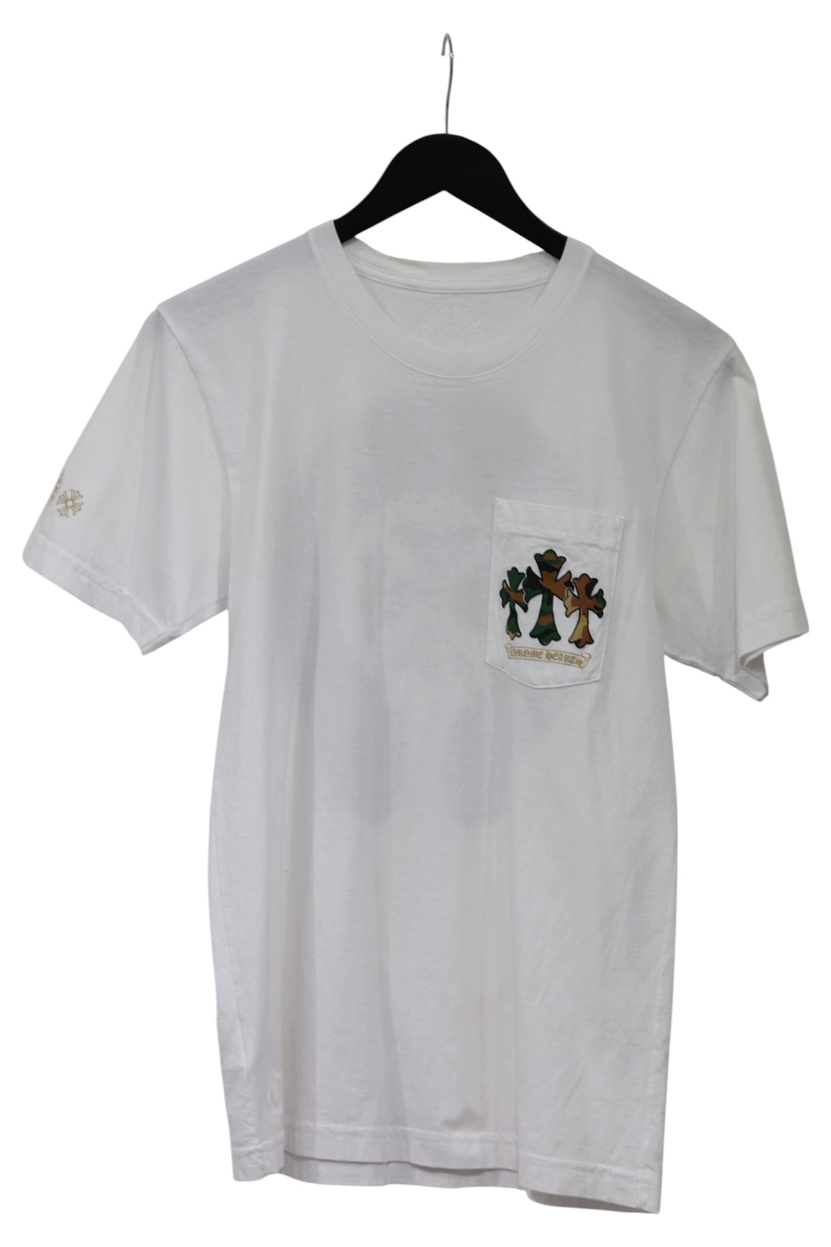 Chrome Hearts Camo Triple Cross Pocket T-Shirt White Size M| AVNTGRDNY NYC