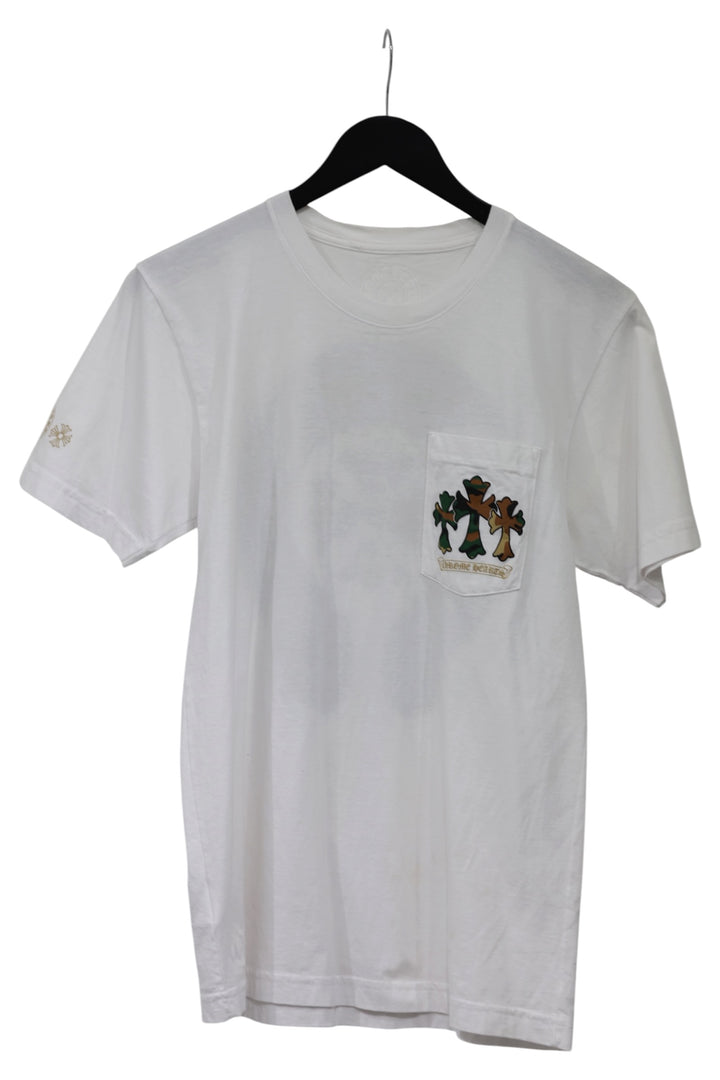 Chrome Hearts Camo Triple Cross Pocket T-Shirt White Size M| AVNTGRDNY NYC
