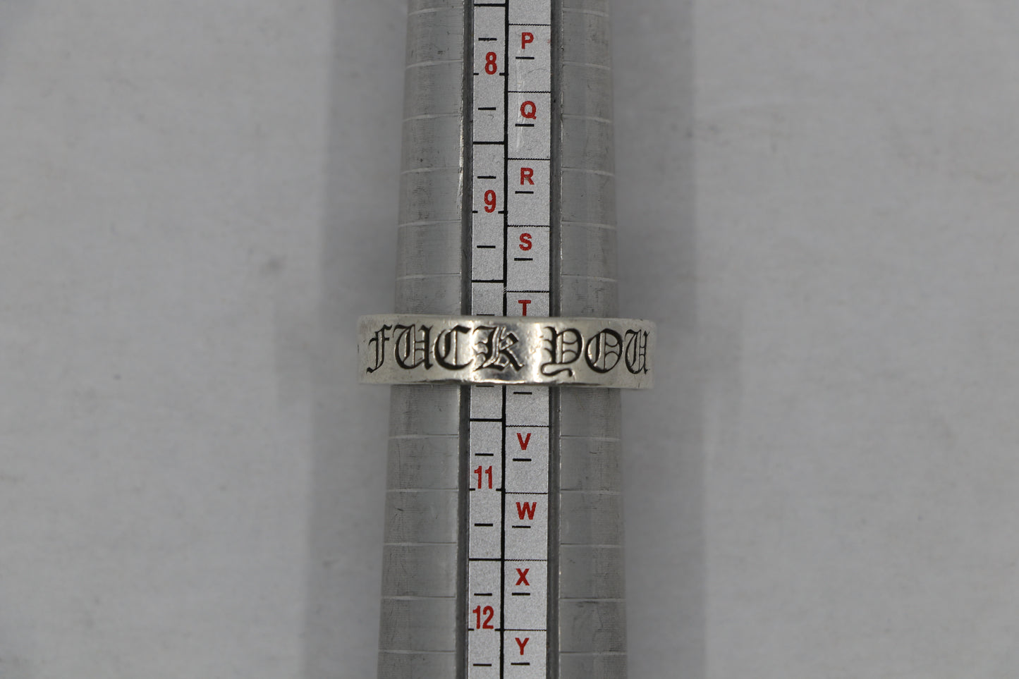 Chrome Hearts Fuck You 6MM Spacer Ring Size 10 | AVNTGRDNY NYC