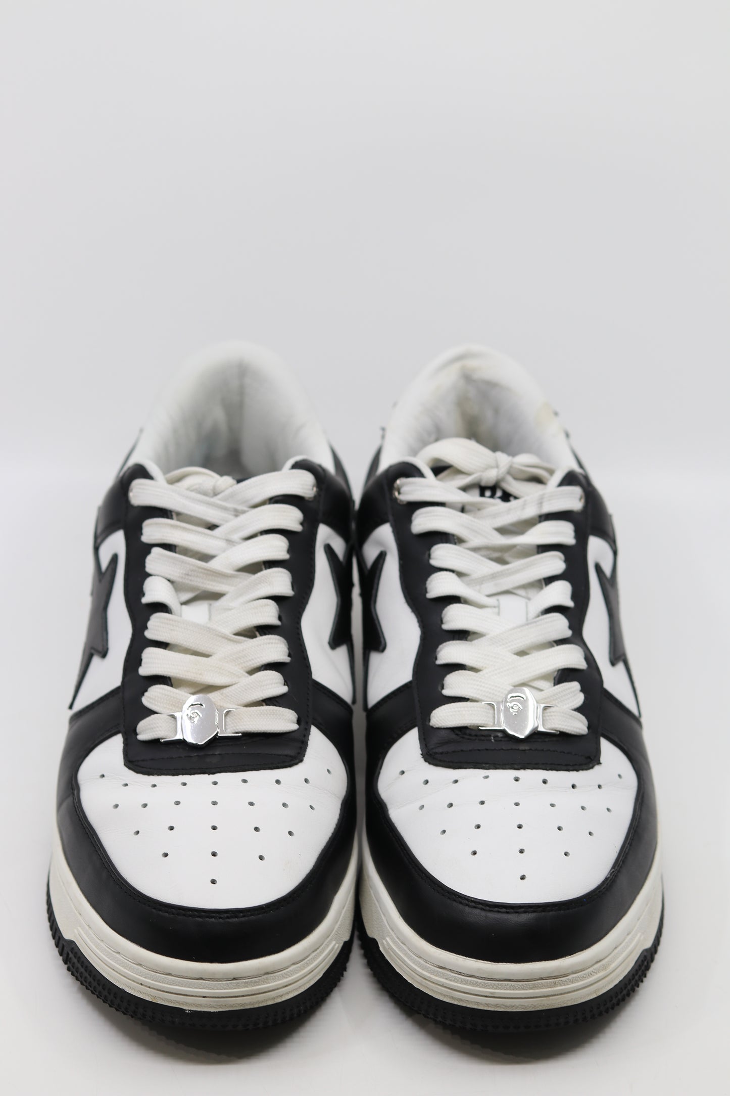 Bape Bapesta White/Black Size 12