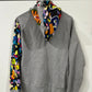 Bape MULTI CAMO NYC LOGO SHARK FULL ZIP HOODIE Sz M