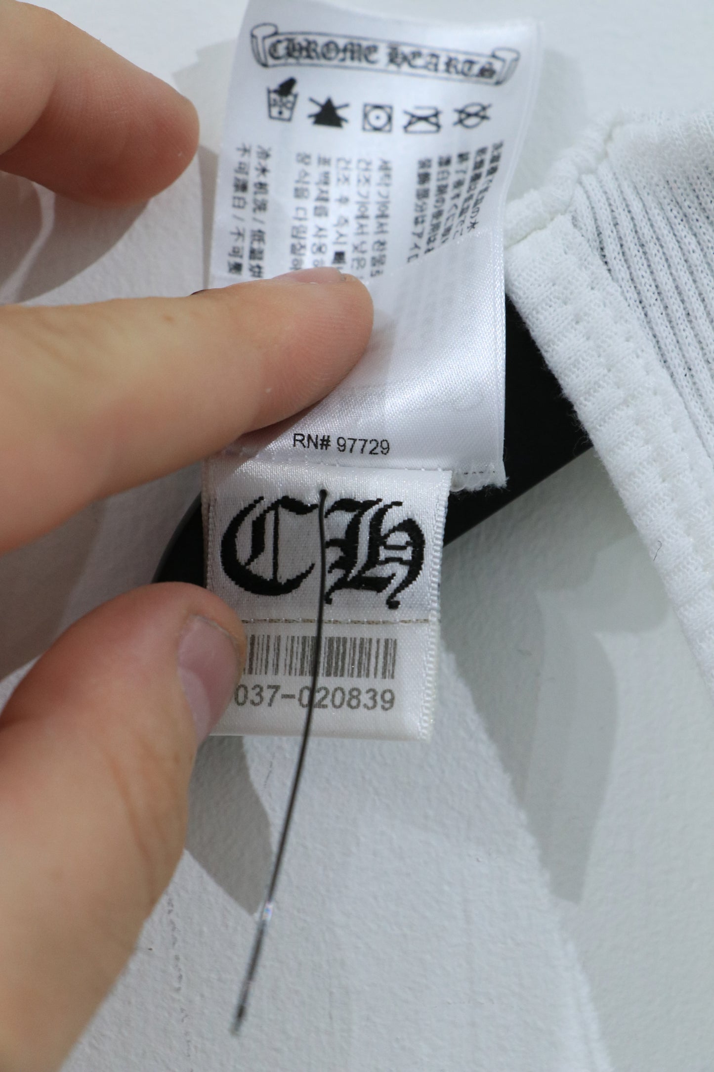 Chrome Hearts Richard Stark Middle Finger Tank Top White Size L Cotton | AVNTGRDNY NYC