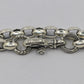 Lone Ones Mating Flight Bracelet Silk Link Medium (17 Links) Crane Circle .925 Sterling Silver | AVNTGRDNY NYC