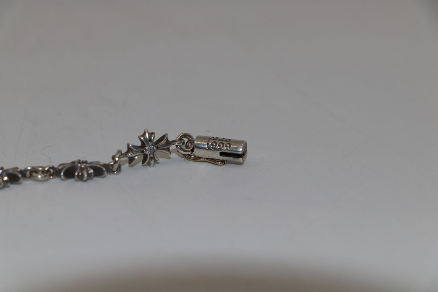 Chrome Hearts Diamond Tiny E Bracelet 13 Link