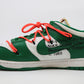Nike x Off-White Pine Green Dunk Low Size 14