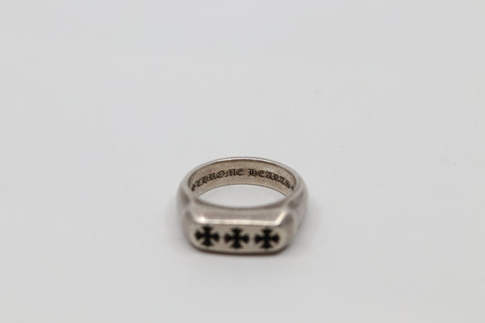 Chrome Hearts Triple Cross Plus Ring Size 12