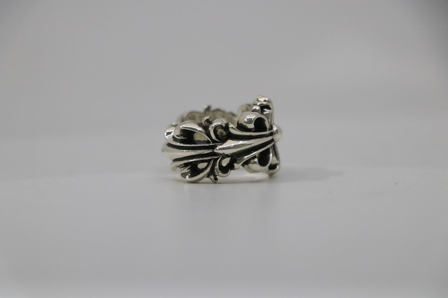 Chrome Hearts Double Floral Ring Size 7