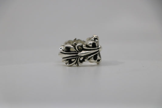 Chrome Hearts Double Floral Ring Size 7