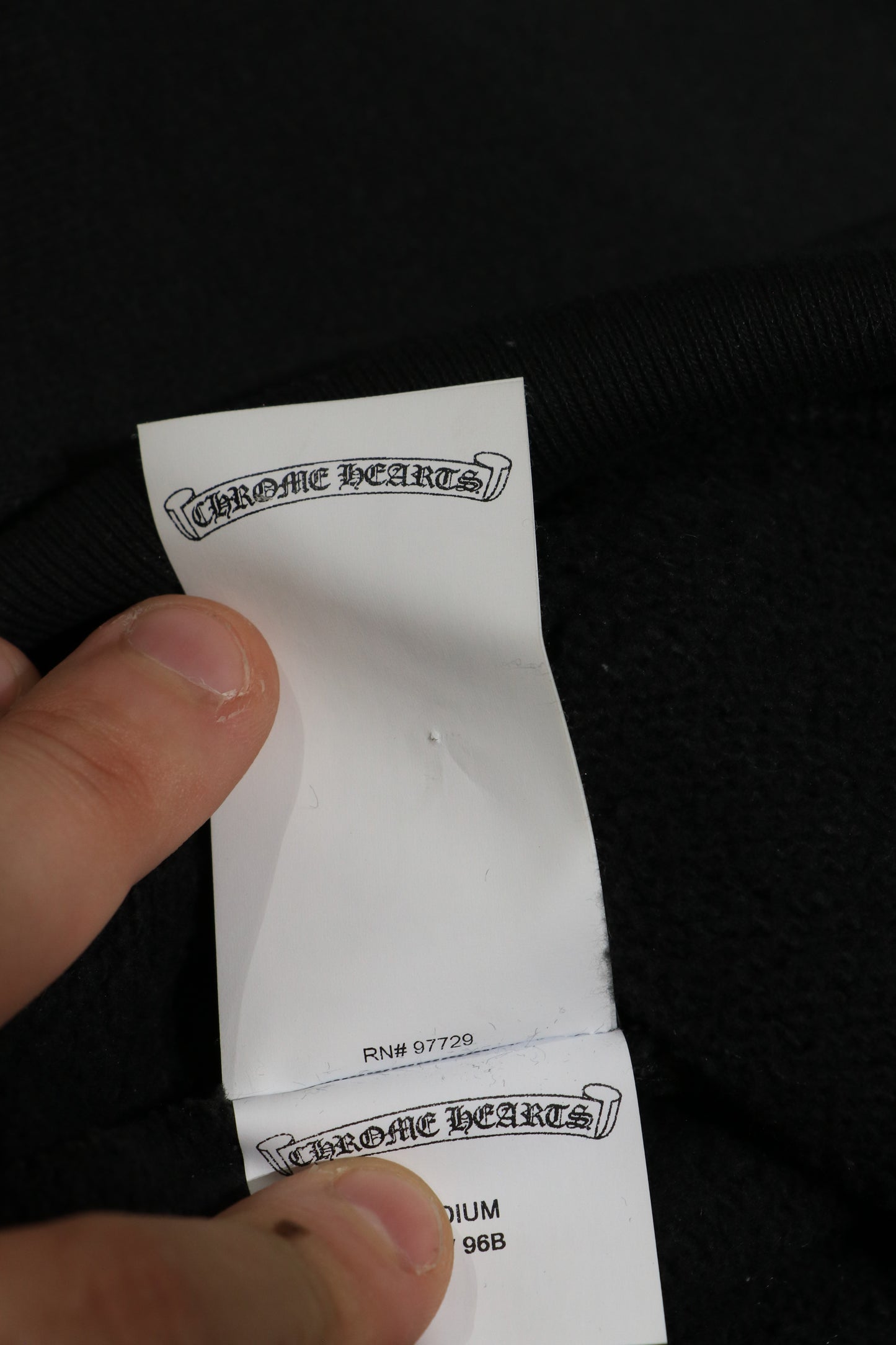 Chrome Hearts Paper Jam Zip Up Hoodie Black Size Medium| AVNTGRDNY NYC