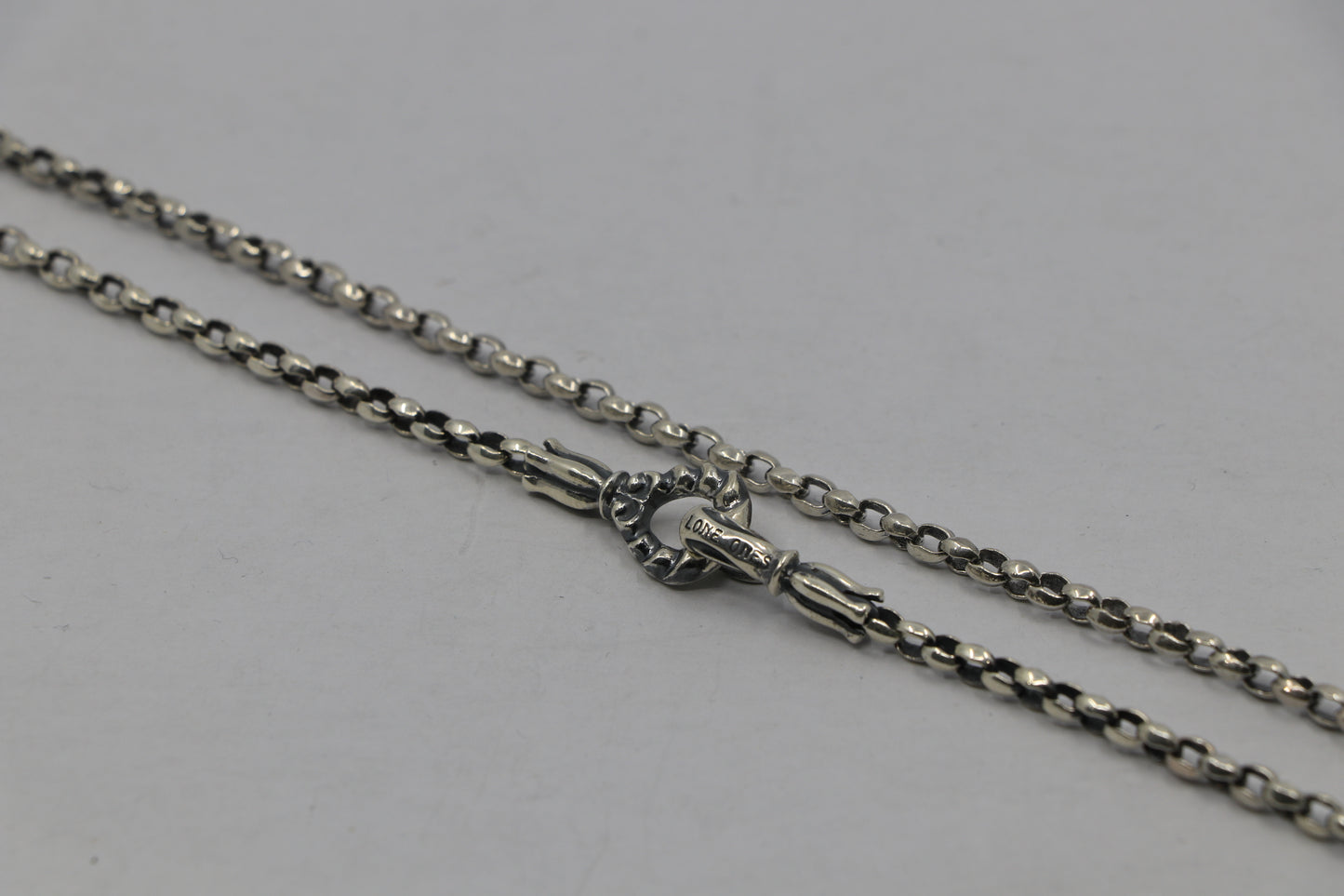 Lone Ones 4mm Slim Link Necklace 28" Sterling Silver New w/ Dust Bag | AVNTGRDNY NYC