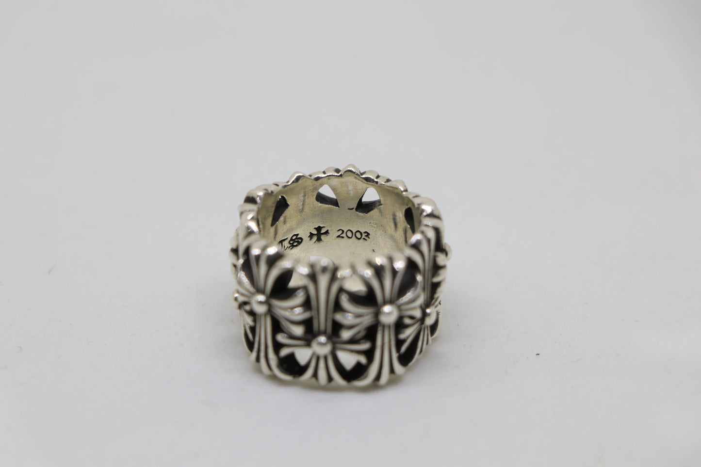 Chrome Hearts Round Cemetery Ring Size 8.5 Sterling Silver| AVNTGRDNY NYC