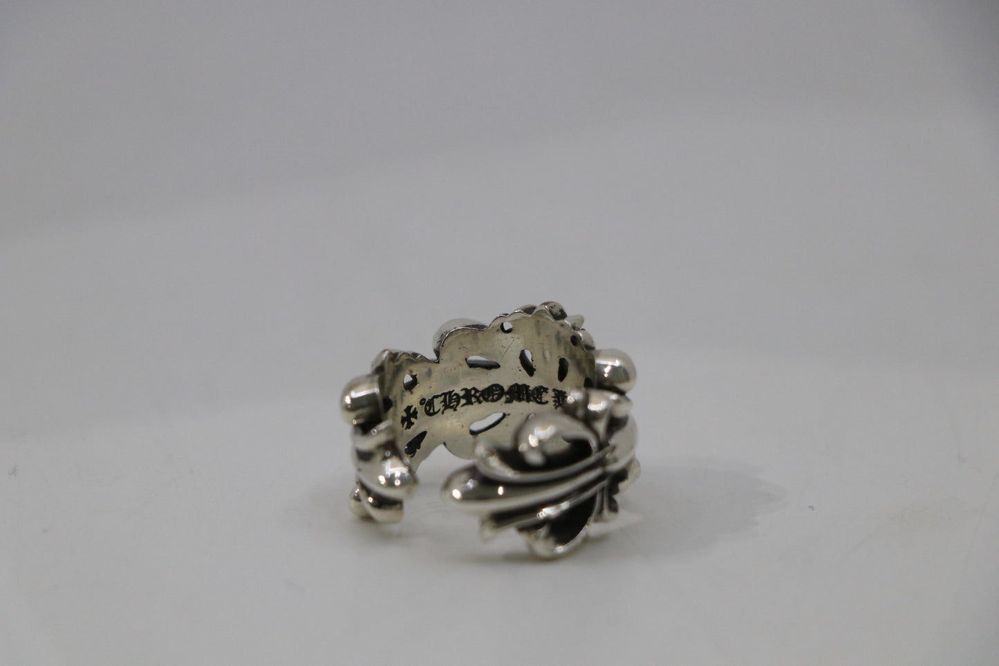 Chrome Hearts Double Floral Ring Size 7