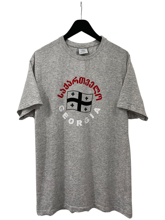 Vetements Georgia Flag T-Shirt Grey