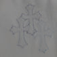 Chrome Hearts St. Barth Exclusive Cross Patch White Jeans Size 30 | AVNTGRDNY NYC