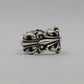 Chrome Hearts Double Floral Ring Size 10.5 Silver | AVNTGRDNY NYC