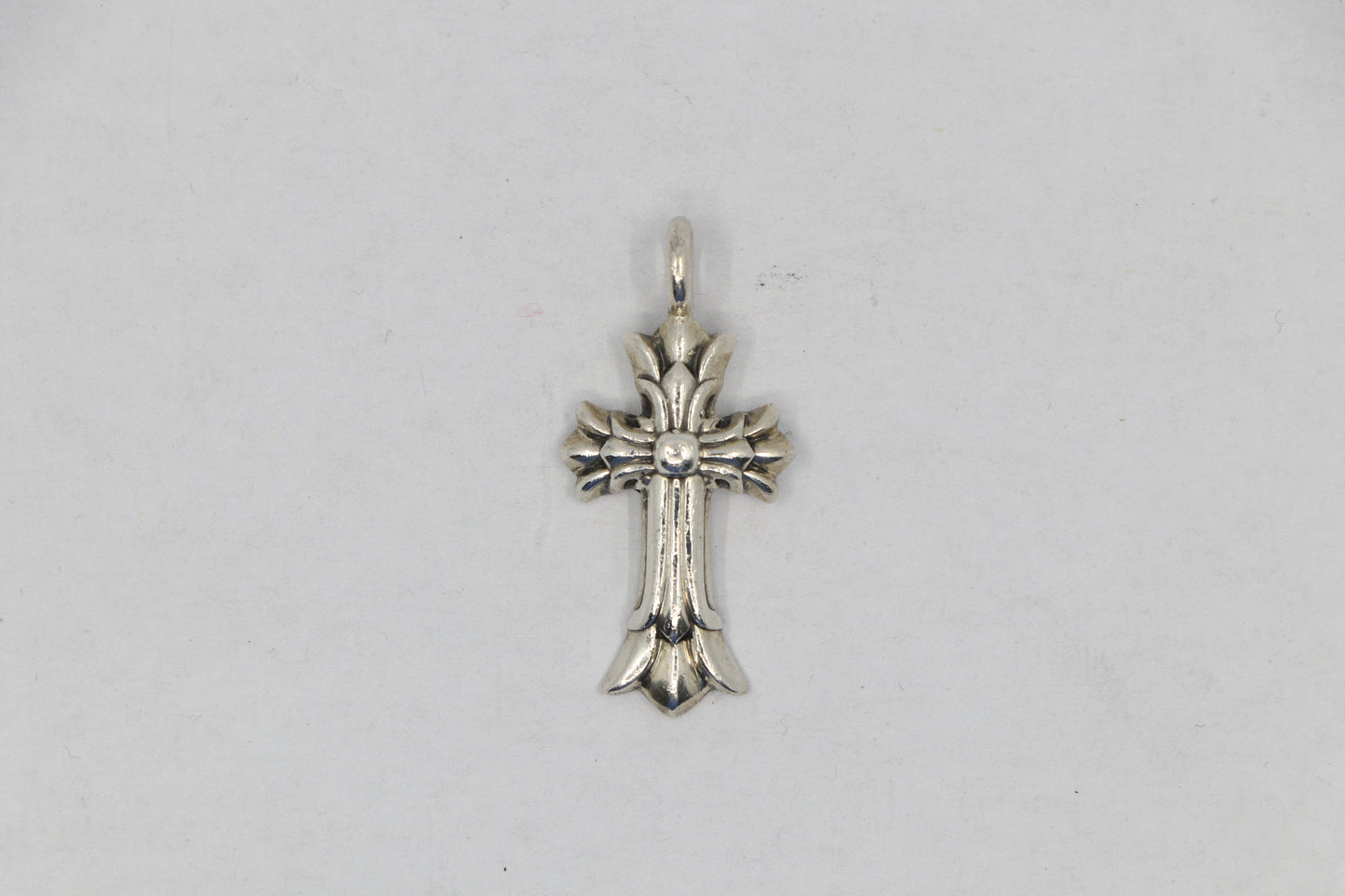 Chrome Hearts Double Cross Charm Silver| AVNTGRDNY NYC