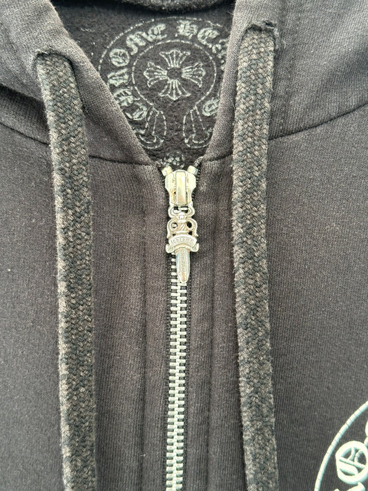 Chrome Hearts Horseshoe Zip-Up Hoodie Size M