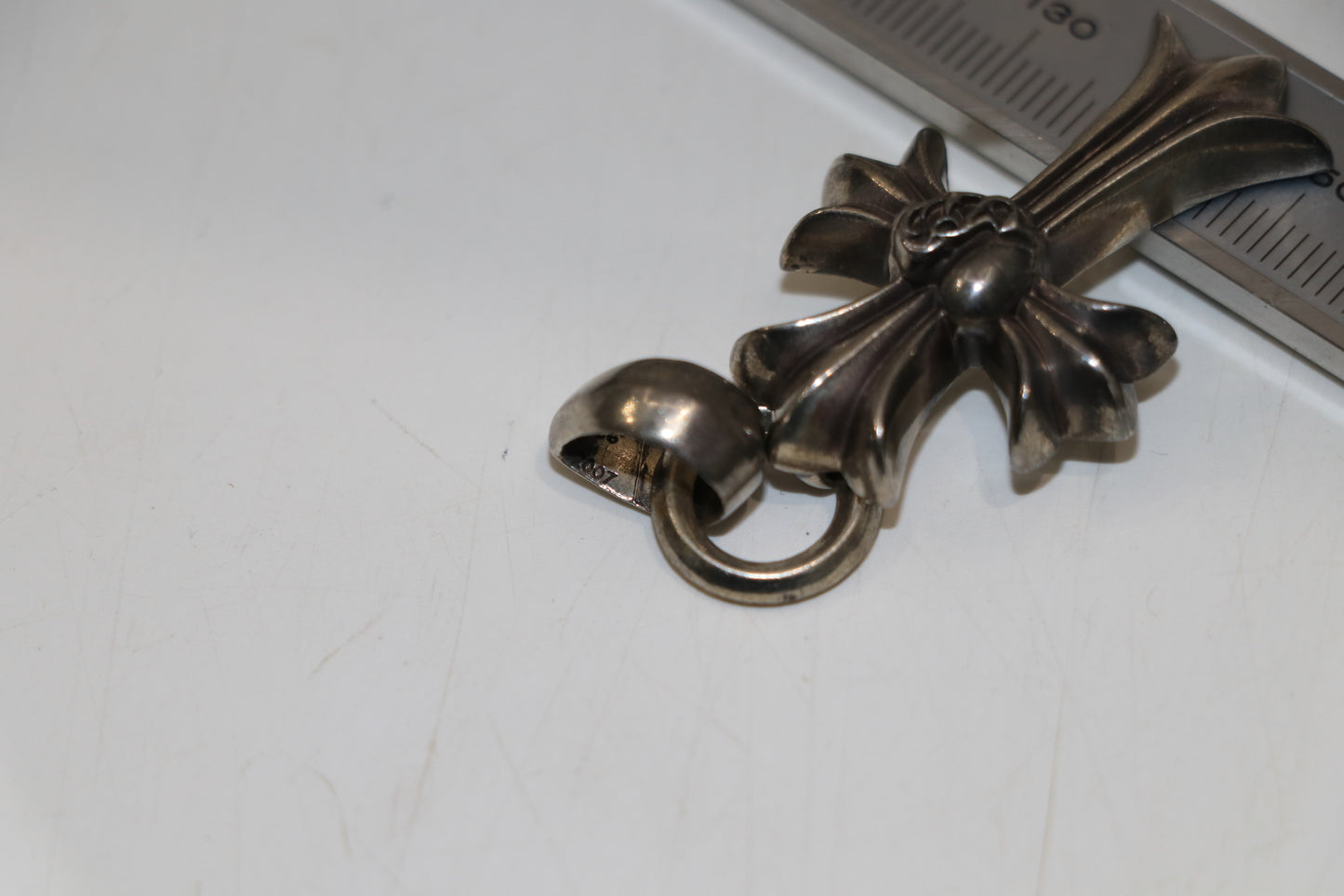 Chrome Hearts Small Cross Heart Pendant | AVNTGRDNY NYC