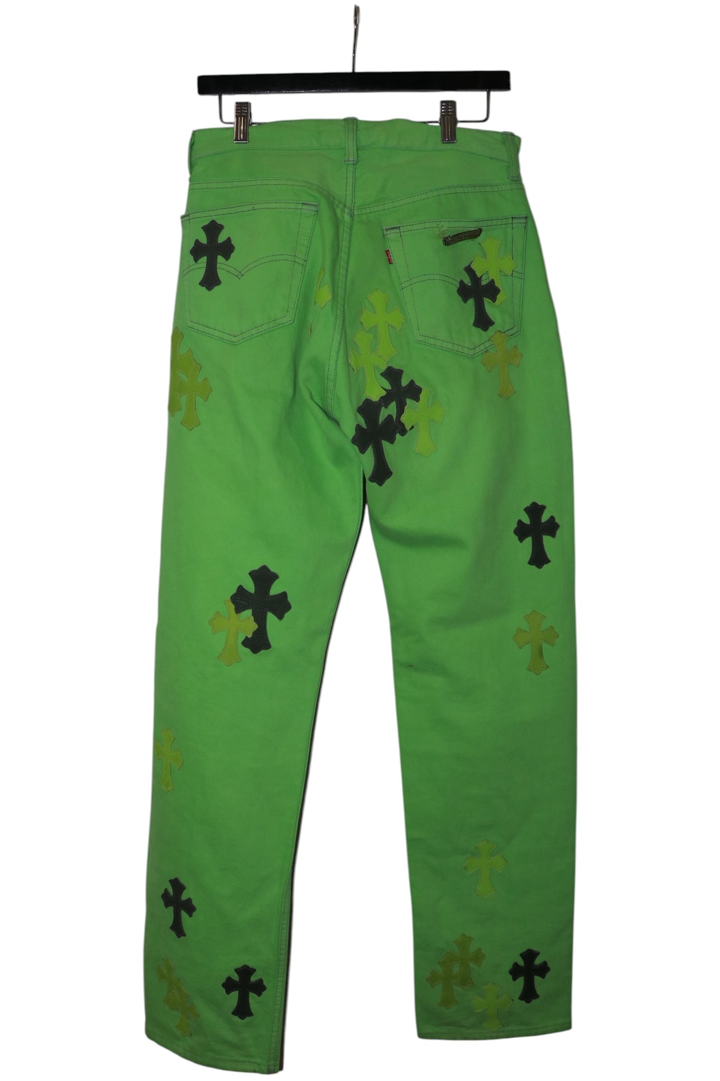 Chrome Hearts Matty Boy Sex Records 45 Patch Cross Jeans Size 31| AVNTGRDNY NYC