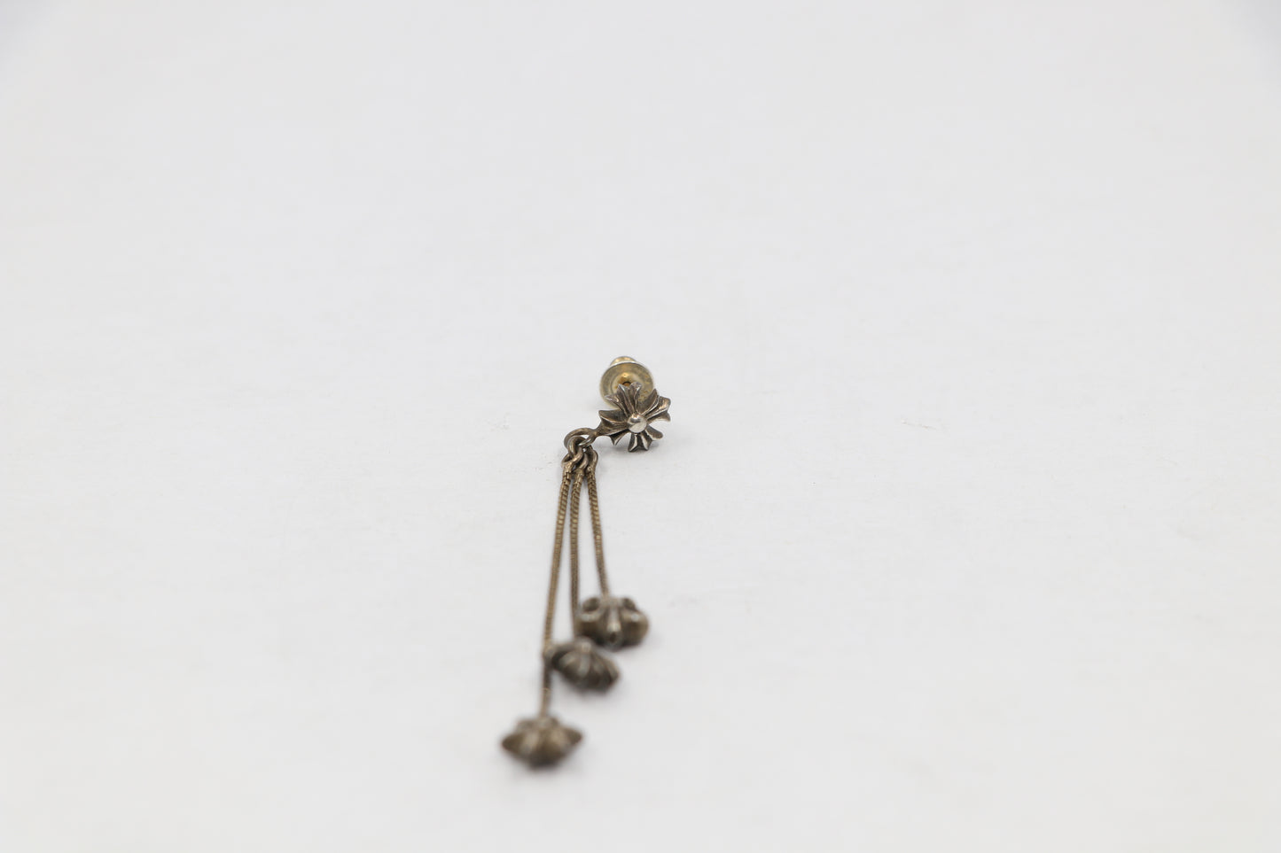 Chrome Hearts Jojo Drop Earring Silver Pre-Owned Good Condition | AVNTGRDNY NYC