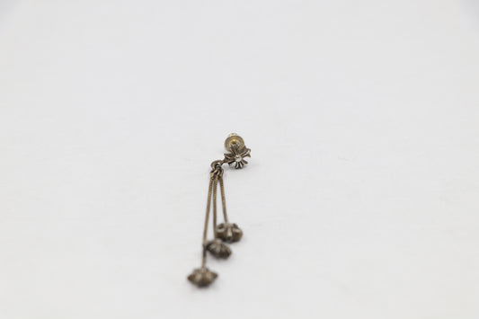 Chrome Hearts Jojo Drop Earring Silver Pre-Owned Good Condition | AVNTGRDNY NYC