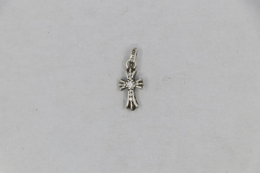Chrome Hearts Pavé Diamond Baby Fat Pendant .925 Sterling Silver|AVNTGRDNY NYC