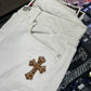 Chrome Hearts Leopard Patch Jeans Size 30