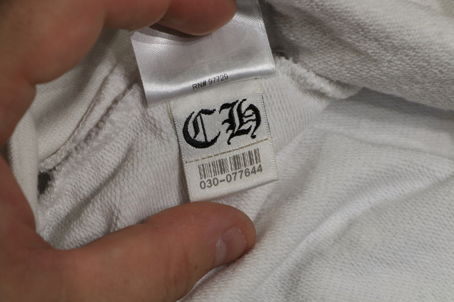 Chrome Hearts Monogram Horseshoe Hoodie White Size M | AVNTGRDNY NYC