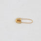 Chrome Hearts 22K Gold Safety Pin Earring Single Diamond| AVNTGRDNY NYC